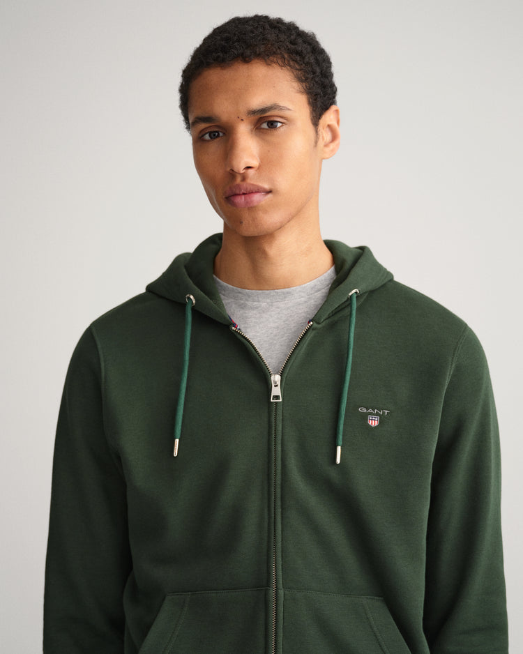 Męska granatowa rozpinana bluza regular fit