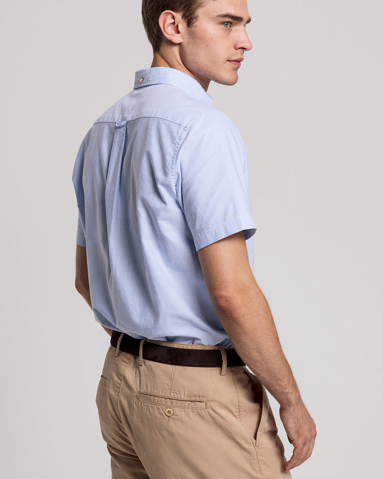 Koszula oxford z krótkim rękawem regular fit