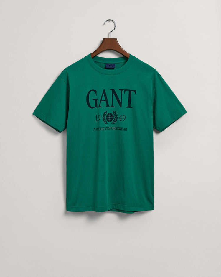 T-shirt z motywem Retro Crest