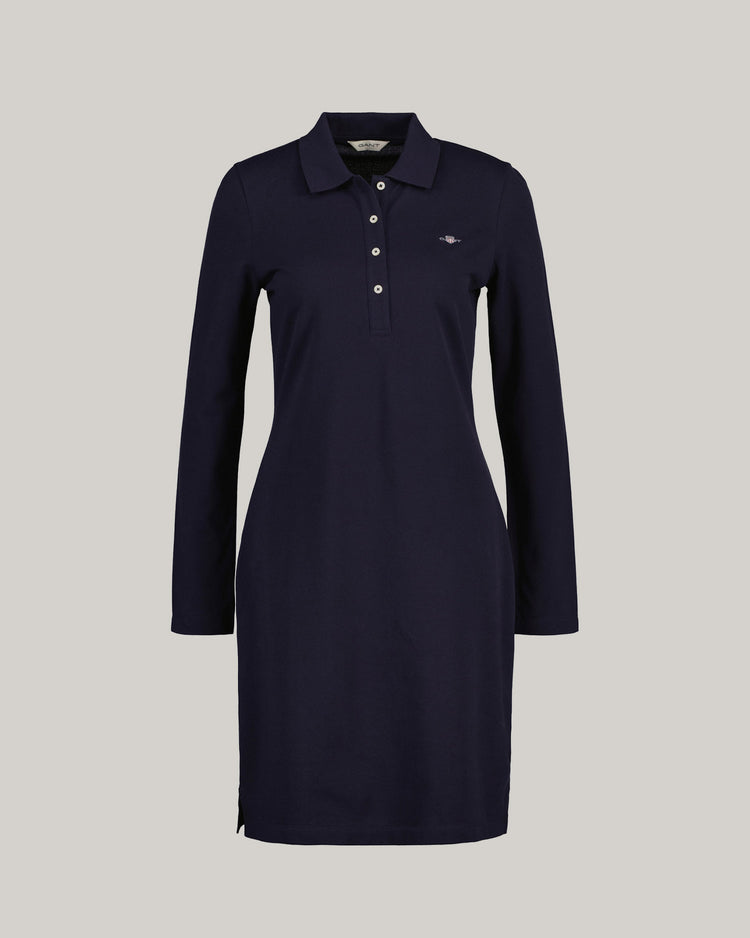 Sukienka z piki z długimi rękawami