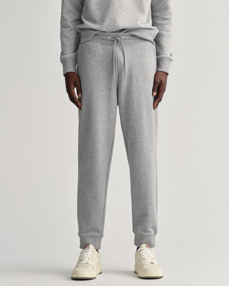 Spodnie dresowe męskie relaxed fit szare