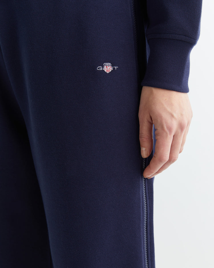 Spodnie dresowe damskie regular fit granatowe