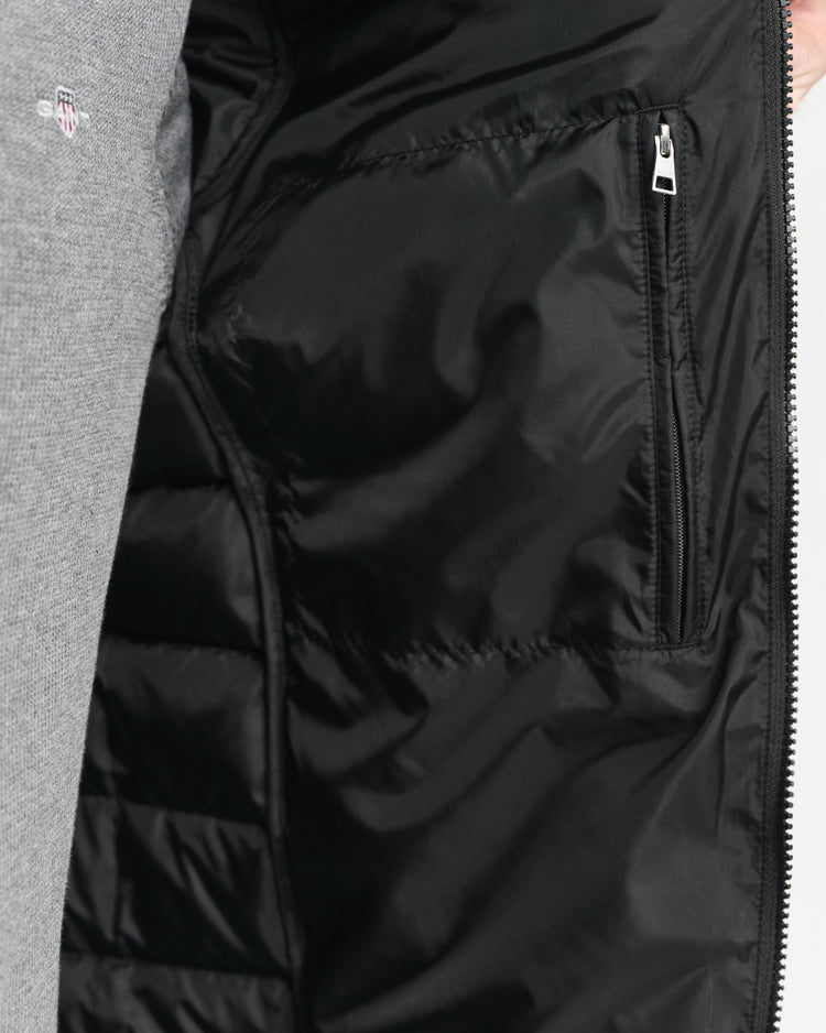 Kurtki męskie z kołnierzem ze stójką regular fit czarne