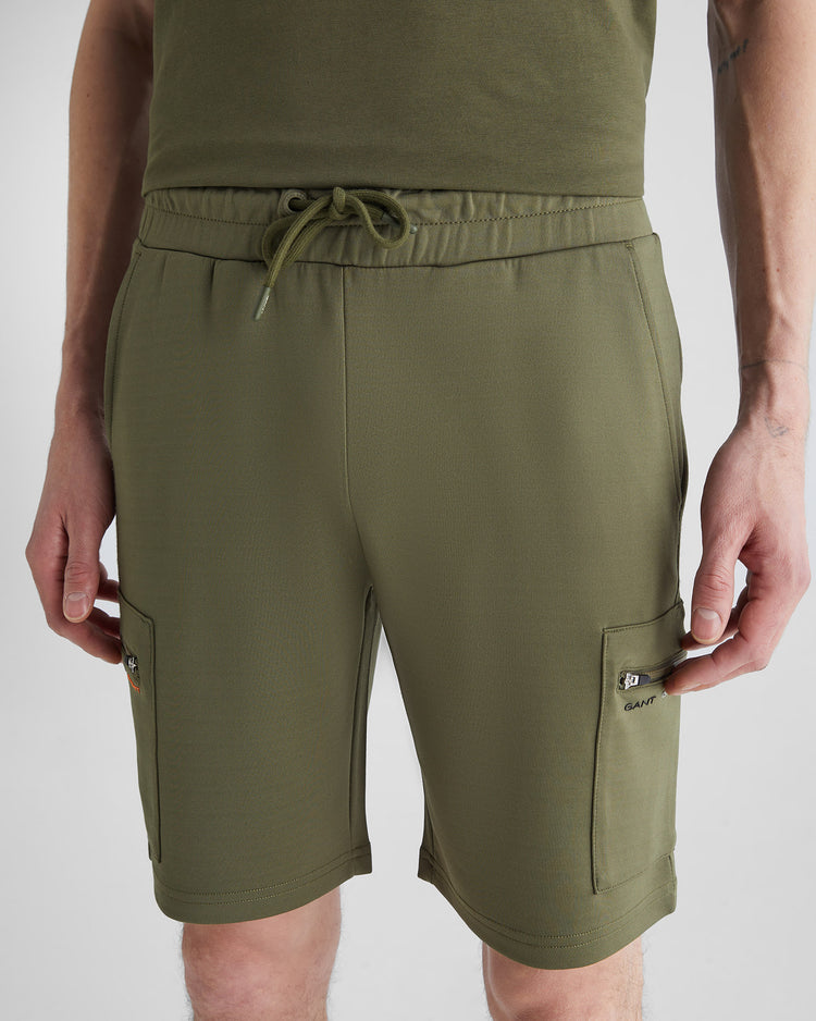 Szorty męskie regular fit zielone