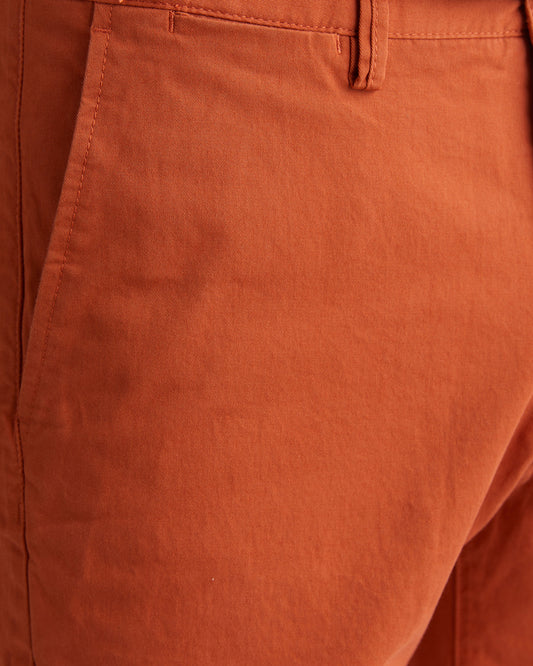 Szorty męskie slim fit pomarańczowe