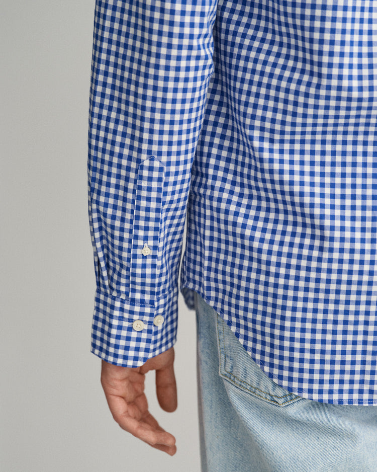 Koszula z popeliny gingham regular fit