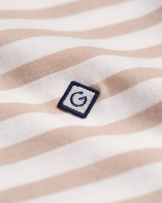 T-shirt w paski z motywem Icon G