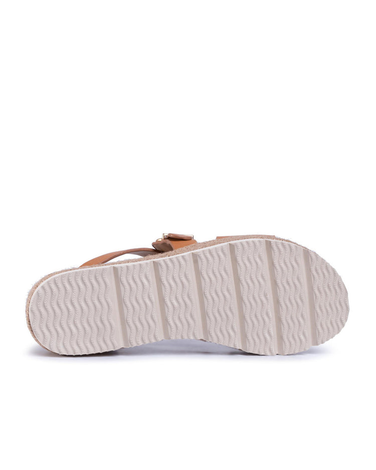 Sandały damskie brązowe