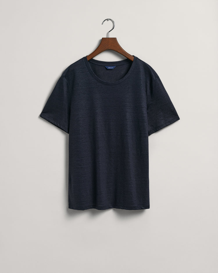 Koszulka damska z krótkim rękawem i okrągłym kołnierzykiem relaxed fit