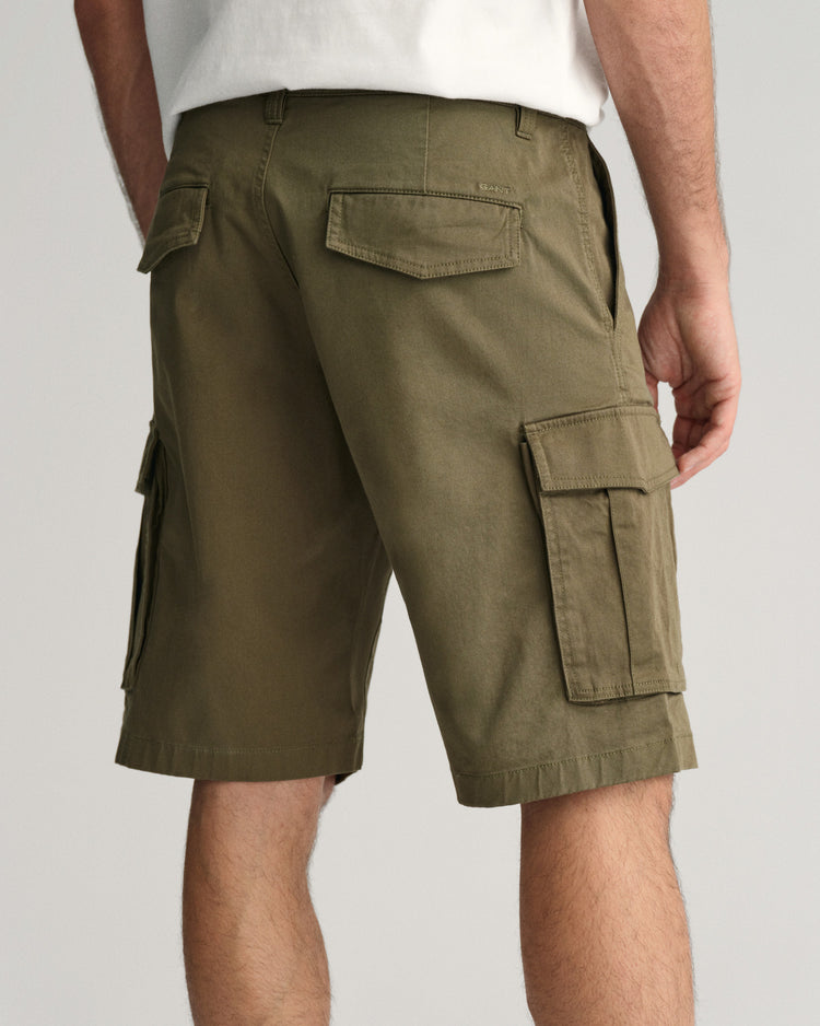 Szorty męskie relaxed fit zielone