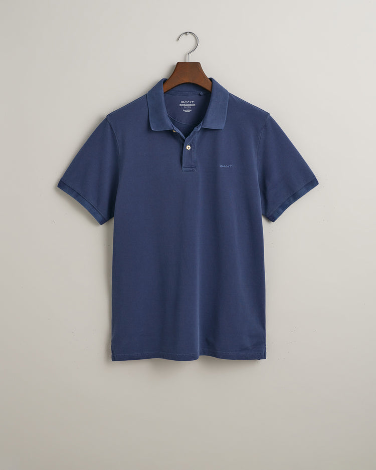 Bawełniane polo męskie z krótkim rękawem i kołnierzykiem polo regular fit