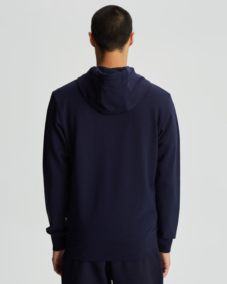 Bawełniana bluza męska z kapturem z nadrukiem regular fit