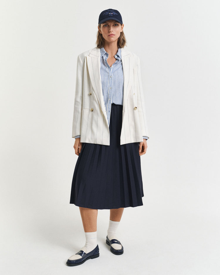 Spódnica damska loose fit granatowa