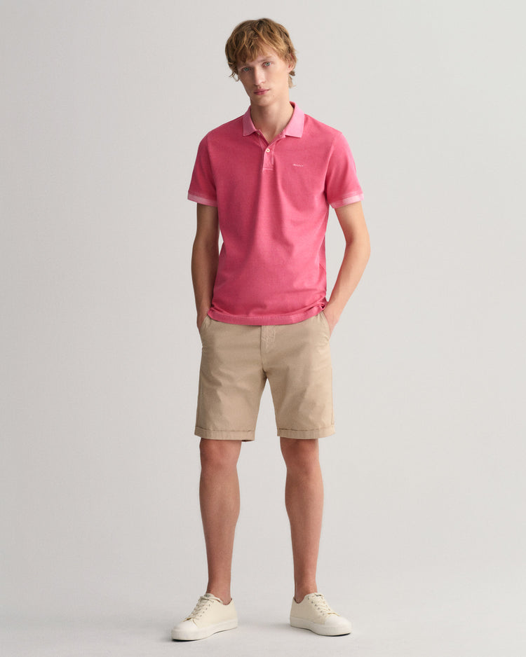 Szorty męskie regular fit beżowe