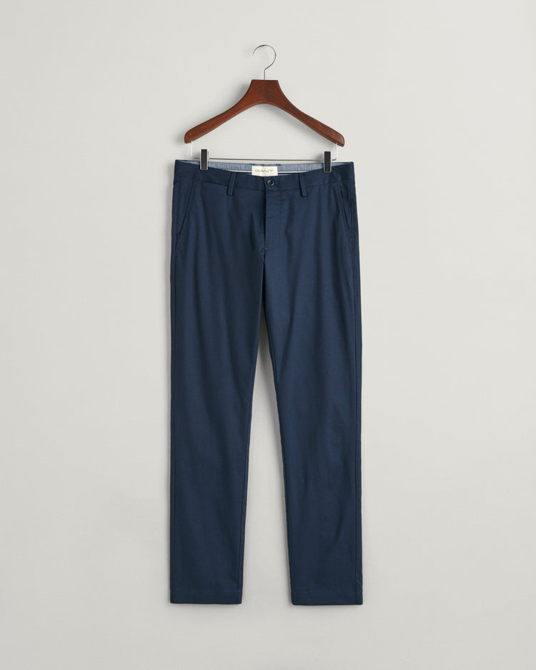 Spodnie męskie slim fit granatowe