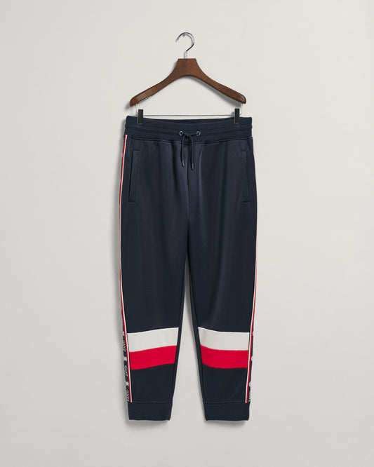 Spodnie dresowe męskie regular fit granatowe