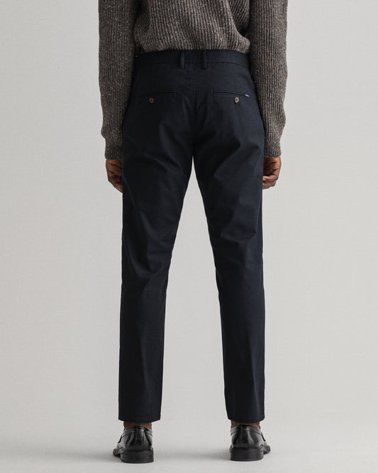 Spodnie męskie slim fit czarne