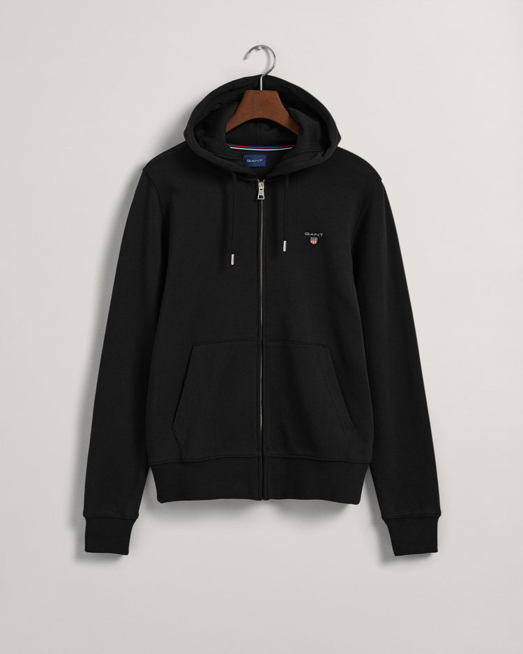 Bluza męska z kapturem regular fit czarna