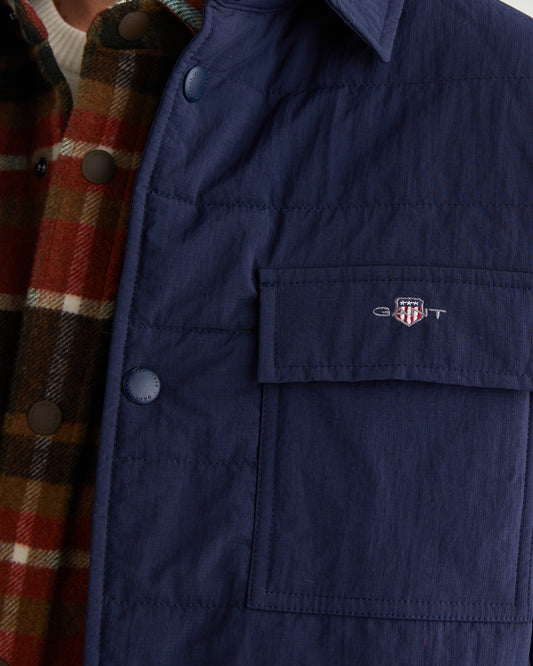 Męska granatowa kurtka standard fit