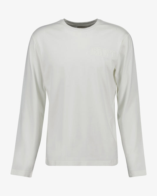 Bawełniana koszulka męska okrągły kołnierzyk regular fit biała