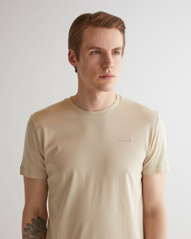 T-shirt z merceryzowanej bawełny