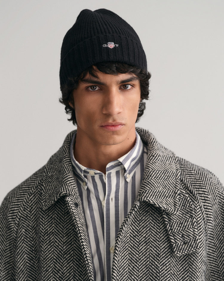 Czapka zimowa unisex regular fit czarna