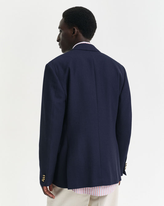 Kurtka męska długi rękaw slim fit granatowa