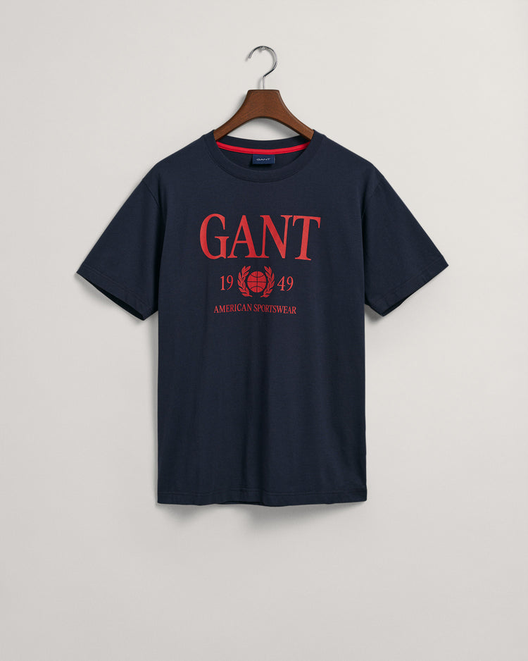 T-shirt z motywem Retro Crest