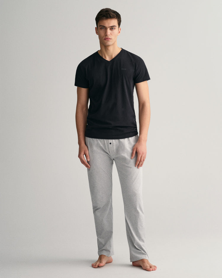 Męski t-shirt z dekoltem w kształcie litery V, dwupak