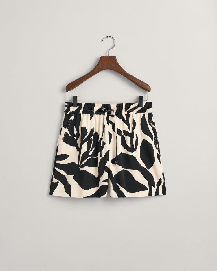 Szorty damskie relaxed fit kremowe