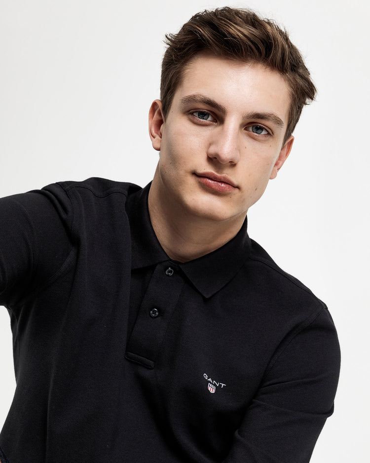 Męska koszulka polo Original z piki z długim rękawem