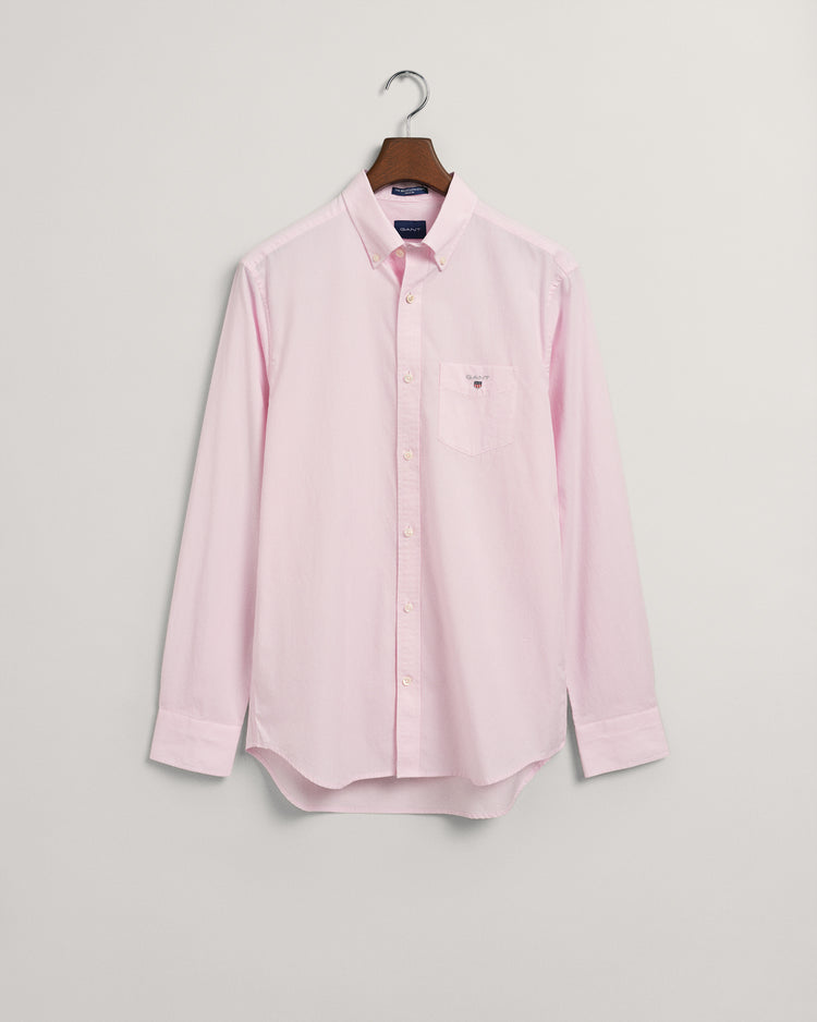 Koszula maklerka z popeliny regular fit