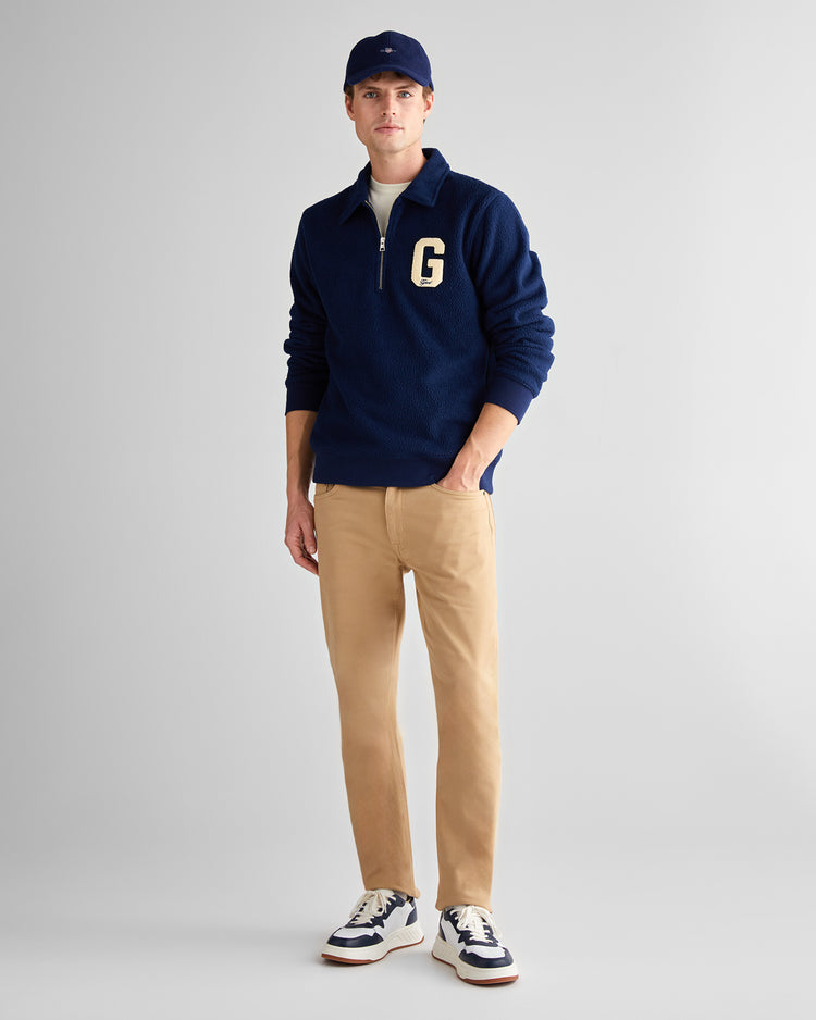 Męska granatowa bluza regular fit