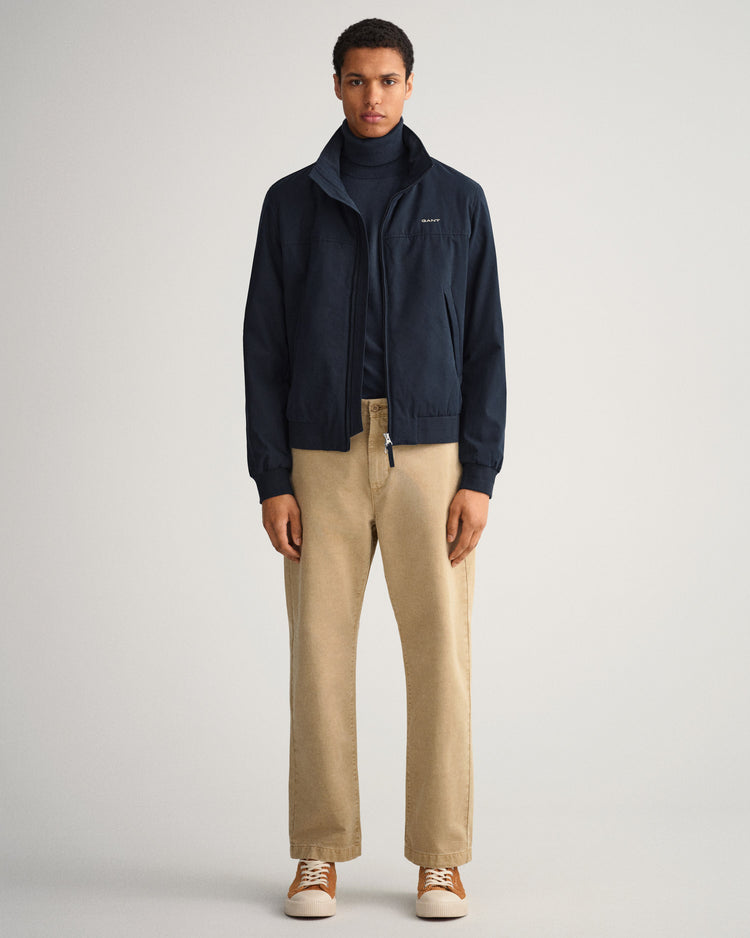 Kurtka męska z zamkiem regular fit granatowa