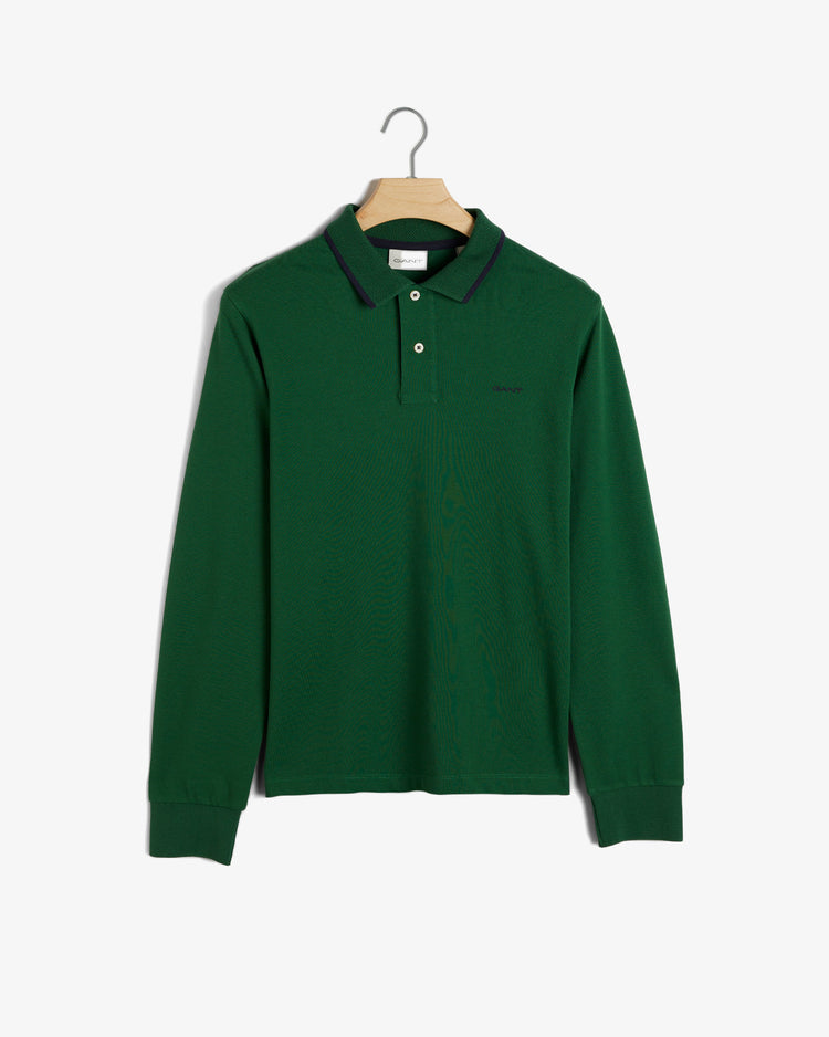 Koszulka polo z długim rękawem pika