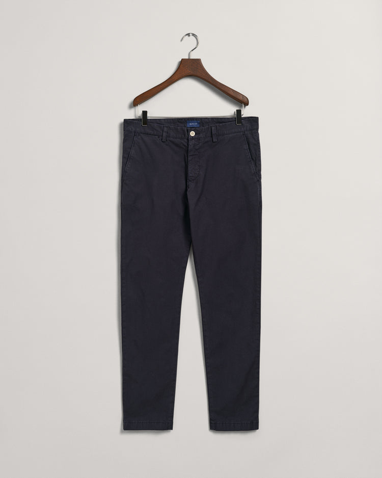 Spodnie męskie slim fit granatowe