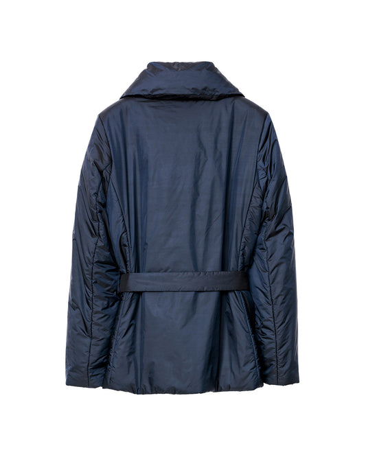 Damska ocieplana kurtka z paskiem