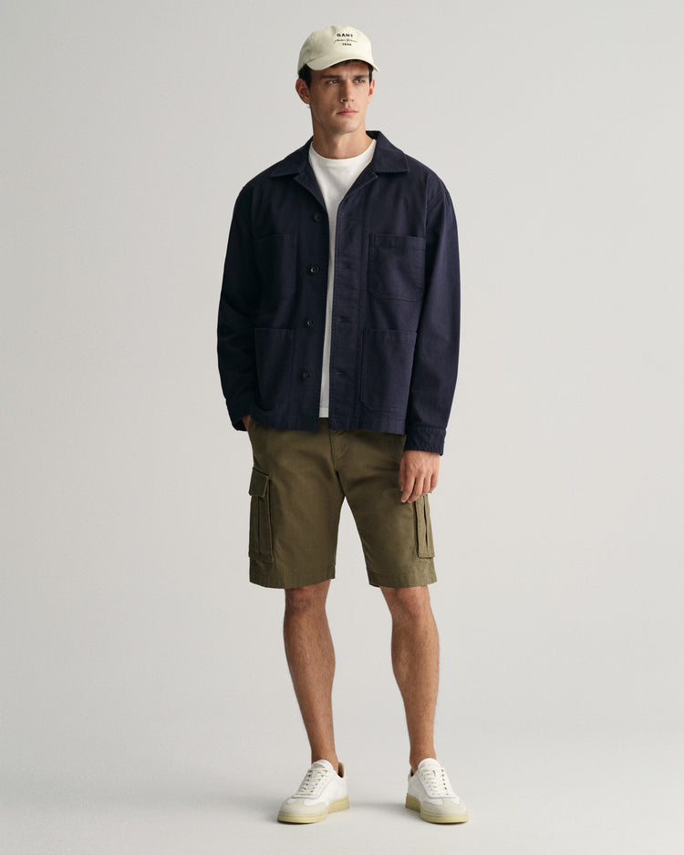 Szorty męskie relaxed fit zielone