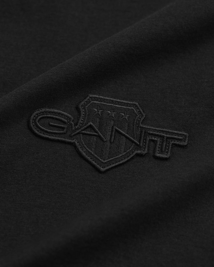 Męski bawełniany t-shirt regular fit z tonalnym logo