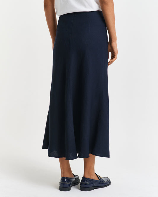 Spódnica damska regular fit granatowa