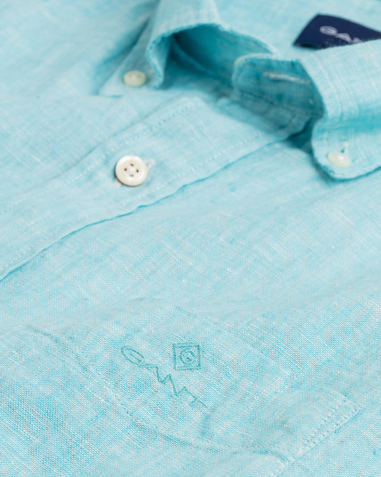 Koszula męska z długim rękawem regular fit niebieska