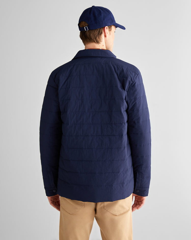 Męska granatowa kurtka standard fit