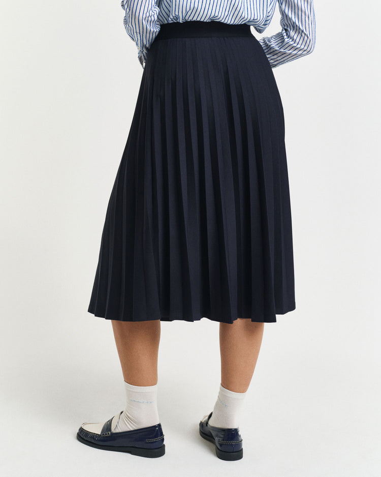 Spódnica damska loose fit granatowa