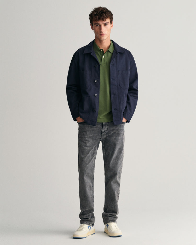 Koszulka polo regular fit z piki