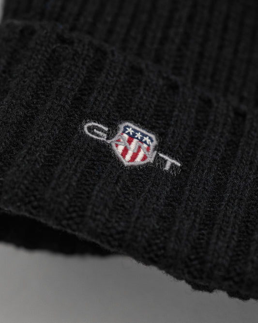 Czapka zimowa unisex regular fit czarna