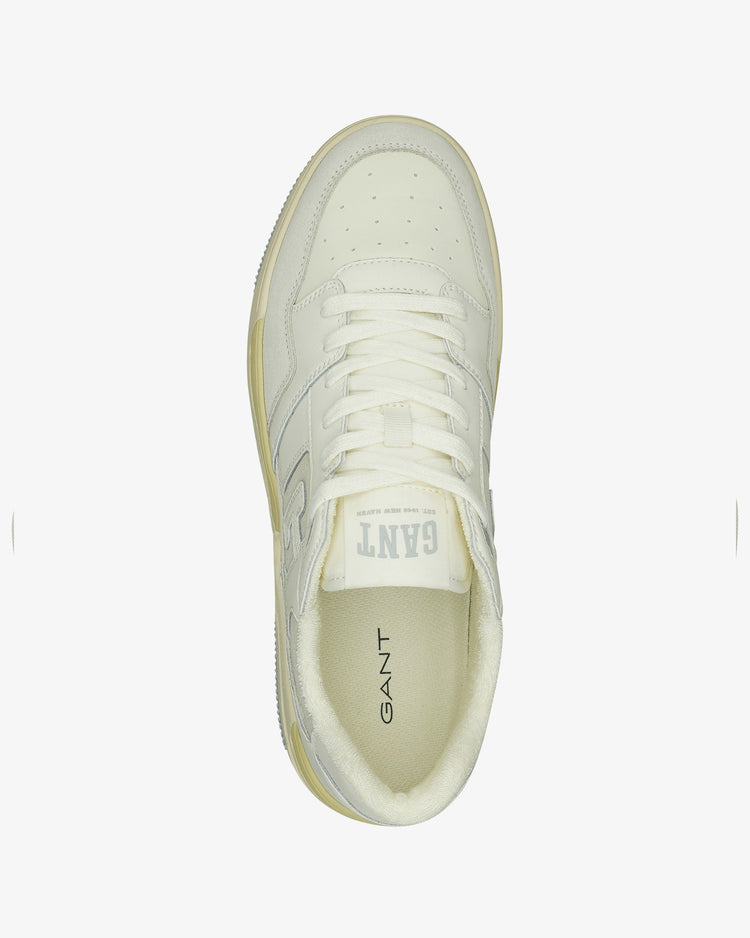 Buty sportowe męskie z nadrukiem białe