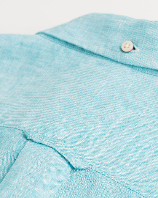 Koszula męska z długim rękawem regular fit niebieska