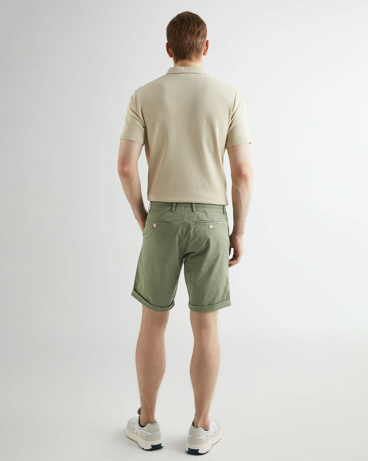 Szorty męskie regular fit zielone