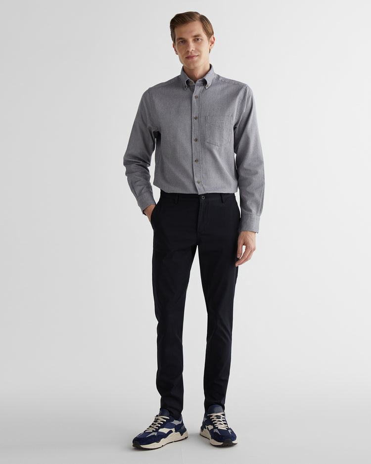 Spodnie męskie regular fit czarne