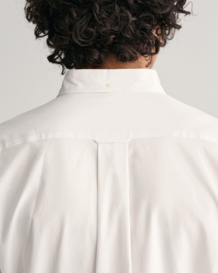 Koszula męska z długim rękawem regular fit biała